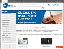 Tablet Screenshot of drezy-baterie.cz